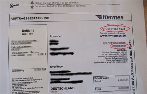 Hermes Sendungsverfolgung